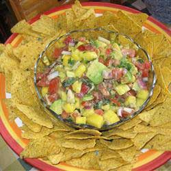 Avocado, Tomato and Mango Salsa