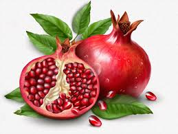 Pomegranate fruit from India