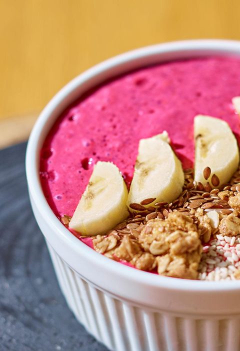 Banana Berry Soft Dessert