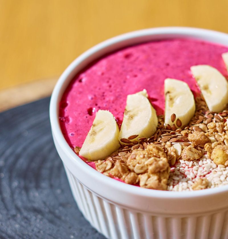 Banana Berry Soft Dessert