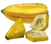 babaco tropical fruit