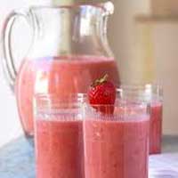 Pineberry smoothie